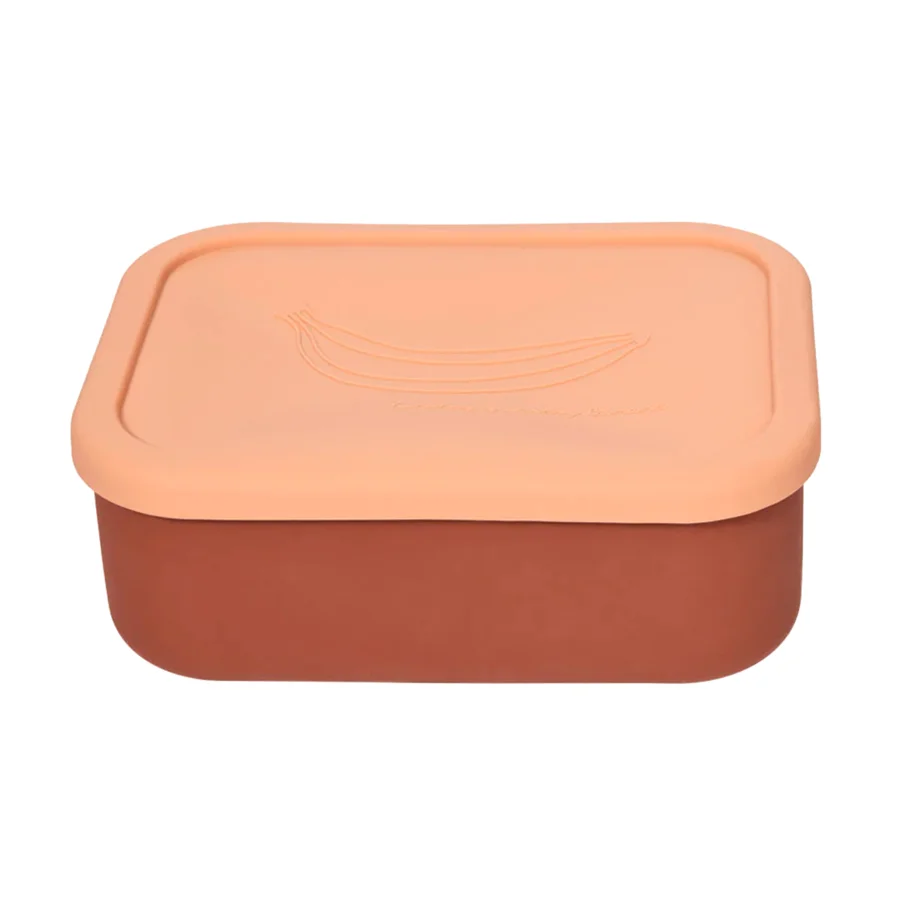 OYOY Yummy madkasse large, powder/sienna