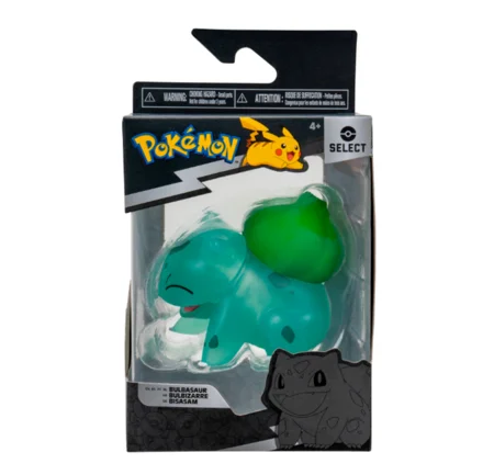 Pokemon select battle figur, translucent Bulbasaur