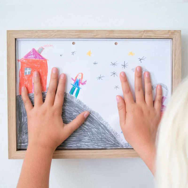 RAM'N Eg med klar akryl liste