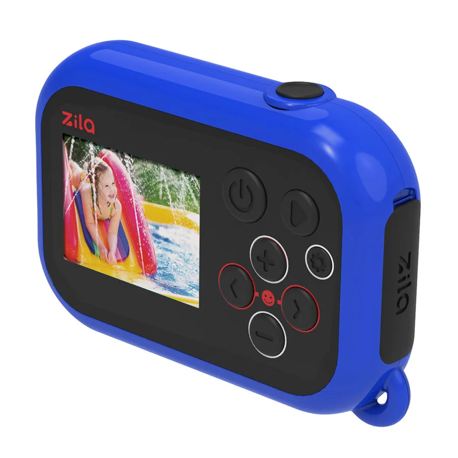 Kidywolf kamera til børn, blå