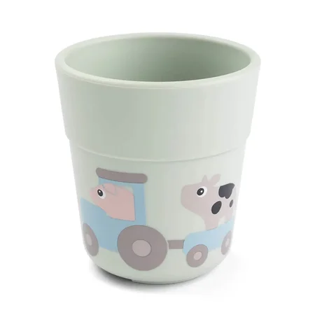 Done by Deer Spisesæt Med Sugekop, Tiny Farm Green