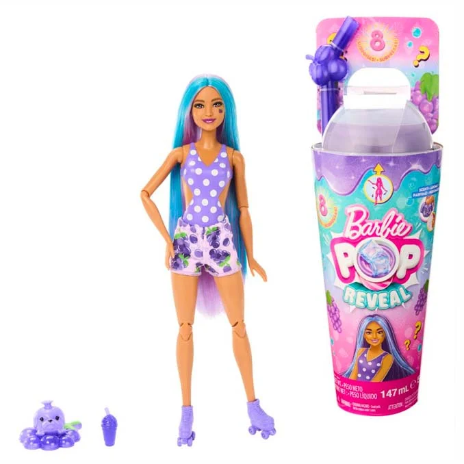 Barbie Pop reveal juicy fruits, grape fizz