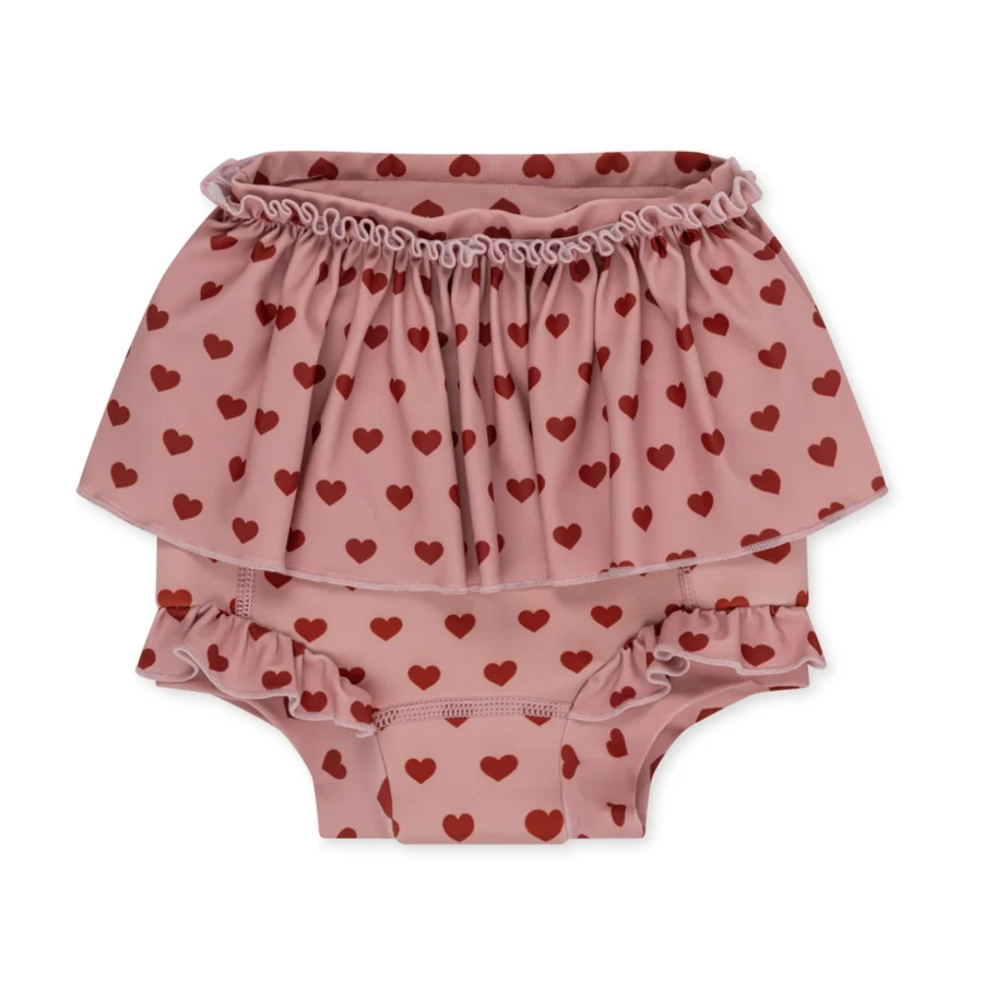 Konges Sløjd Bobbi badebukser med flæse, coeur mellow
