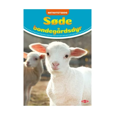 Aktivitetsbog, søde bondegårdsdyr