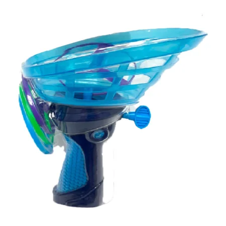 Pull string flyvende discs 19 cm, ass