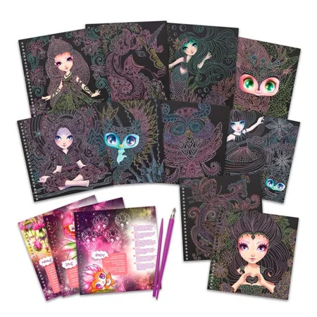 Nebulous Star kreativitetsbog zen - scratch og tegn