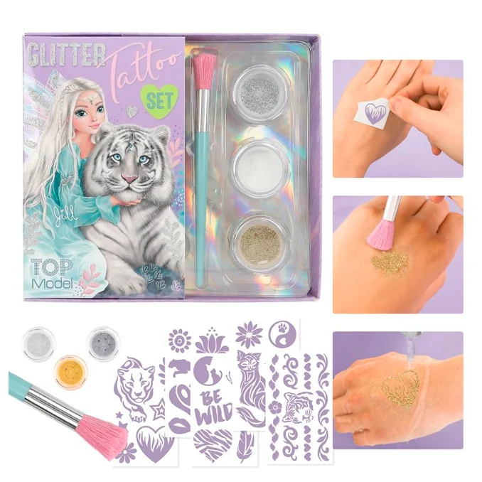 TOPModel Fantasy glitter tattoo sæt