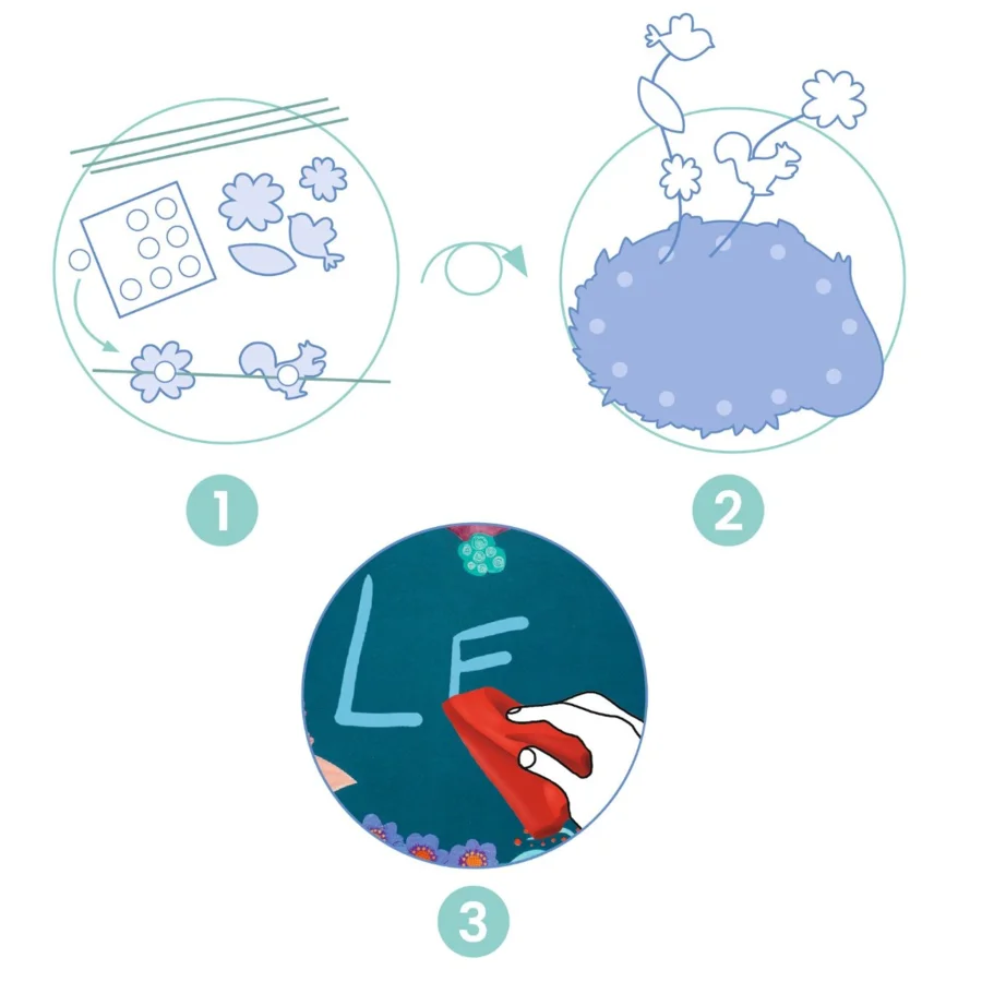 Djeco DIY navneskilt, skoven