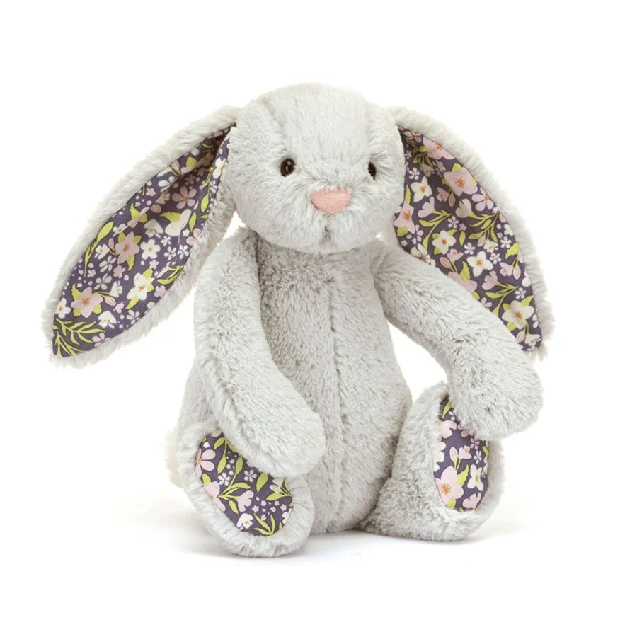 Jellycat kanin blossom bloom, silver 18 cm