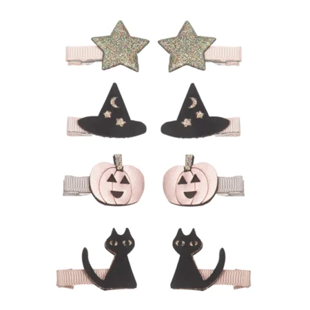 Mimi & Lula 8 hårclips, mini spooky halloween