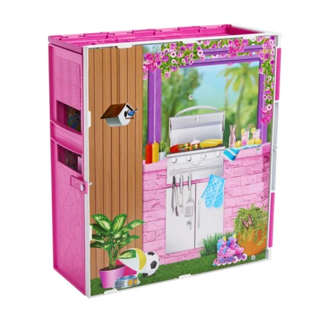 Barbie sammenfoldelig dukkehus, Barbie og legesæt