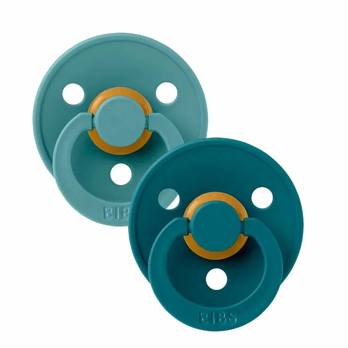 BIBS 2er-Pack, Colour Schnuller, Gr. 2 - island sea / forest lake