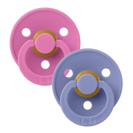 BIBS sut Colour str 2, 2 pak bubblegum / peri