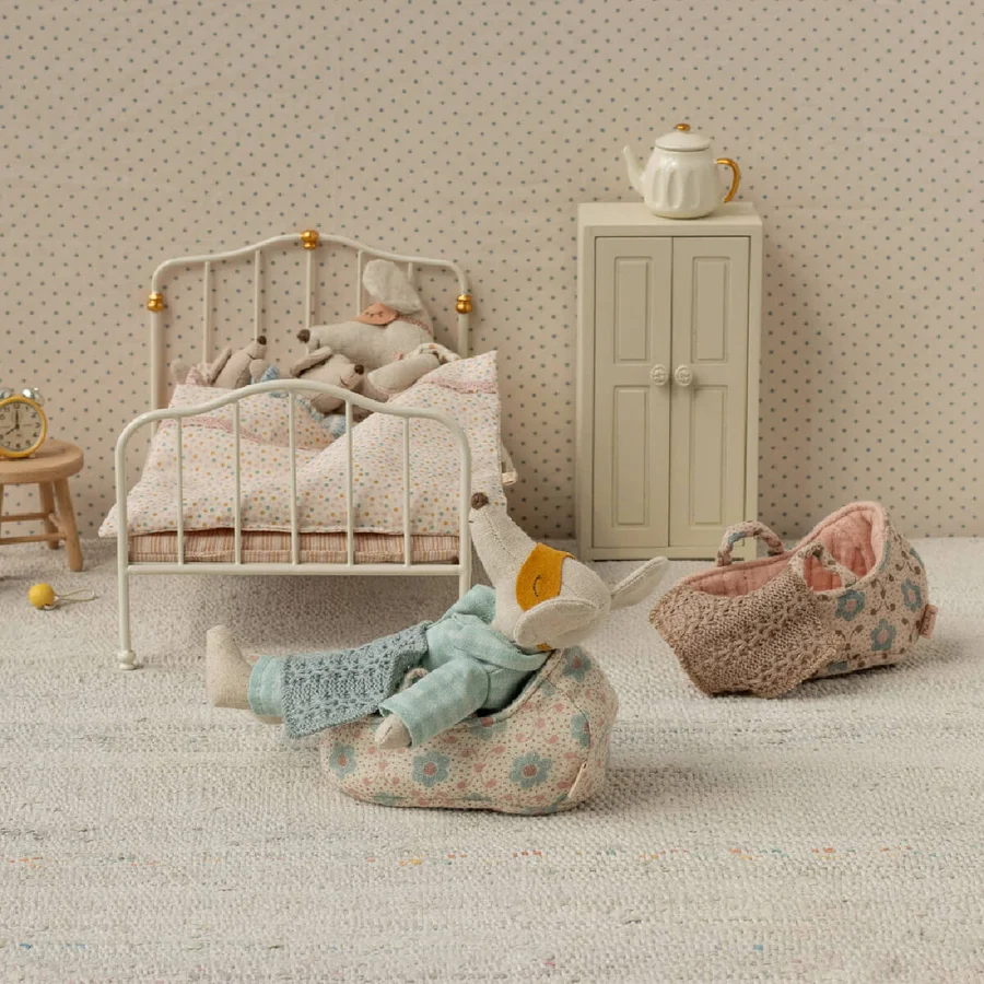 Maileg Babylift Til Baby Mus, Rosa