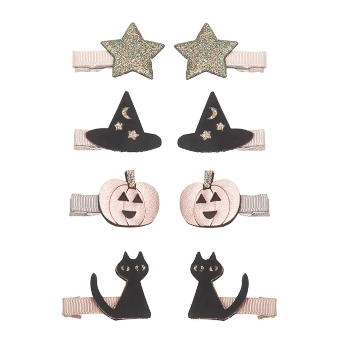 Mimi & Lula 8 hårclips, mini spooky halloween