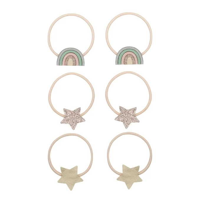 Mimi & Lula hårelastikker, rainbow dreamer
