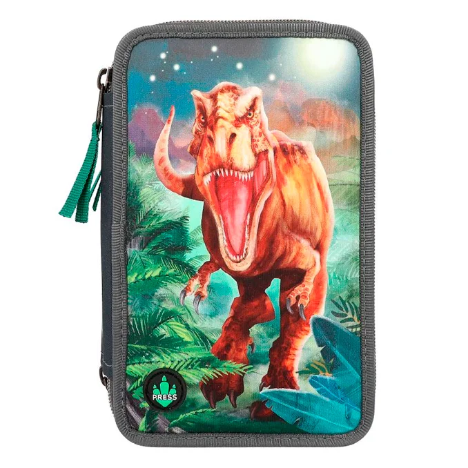 Dino world triple penalhus med LED