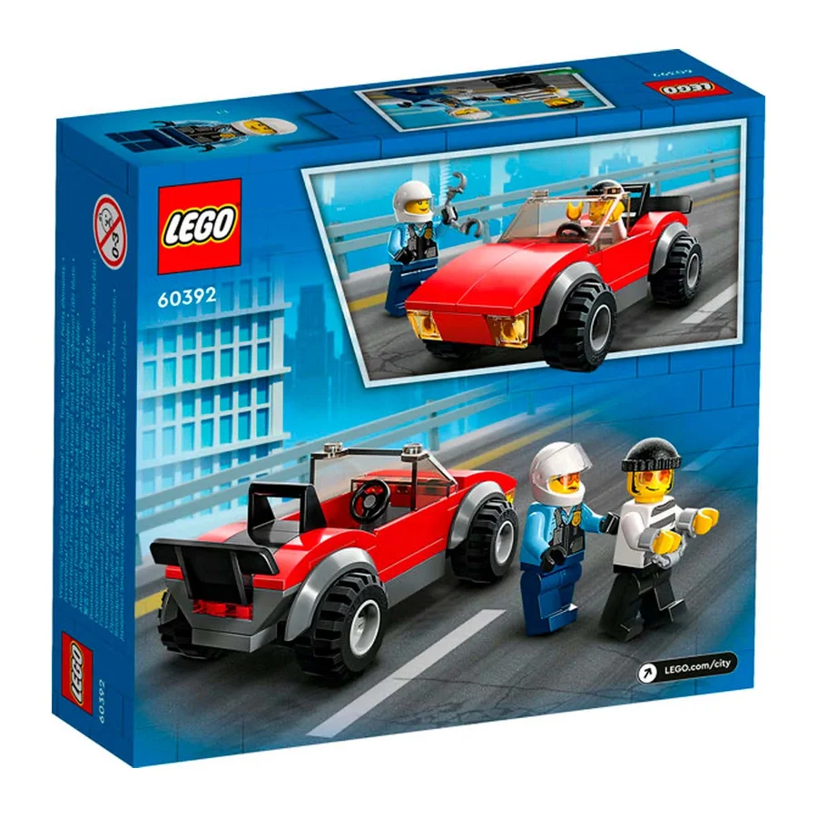 LEGO® CITY Politimotorcykel på biljagt