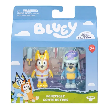Bluey 2-pak figurer, eventyr