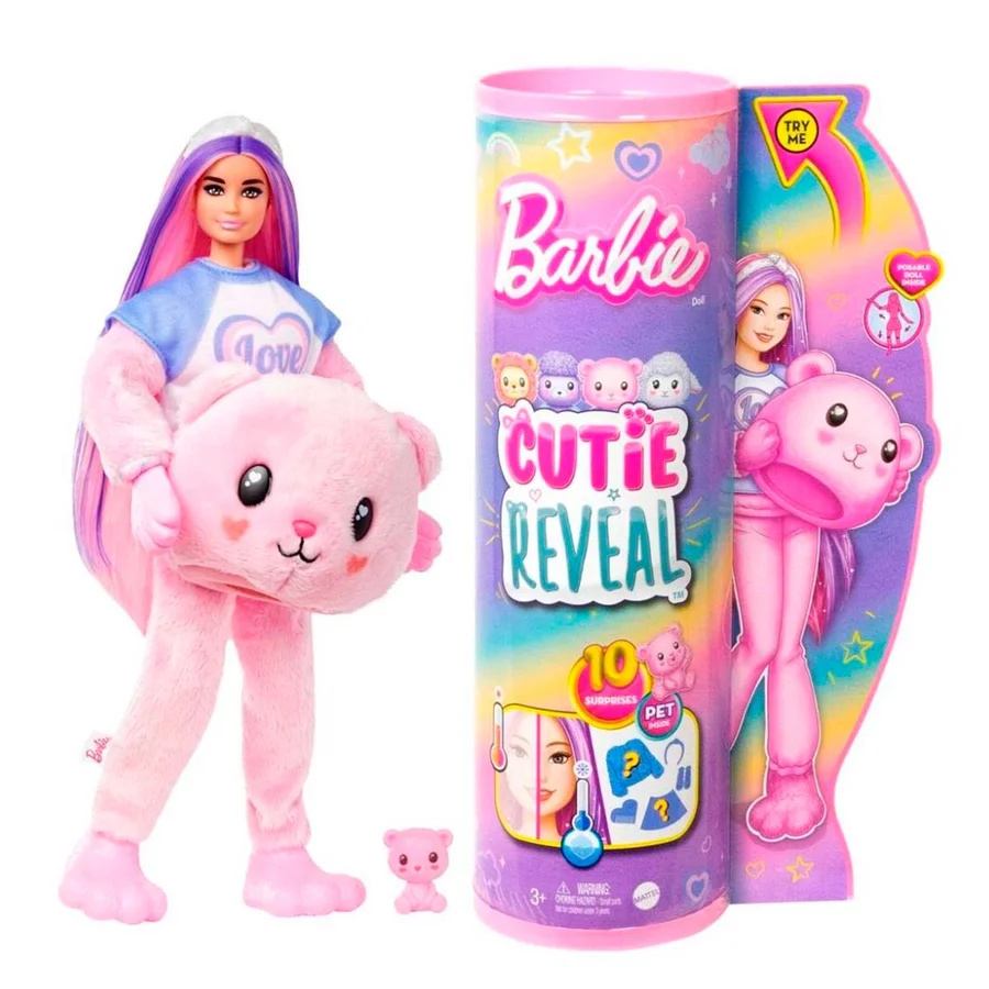Barbie Cutie reveal, teddy