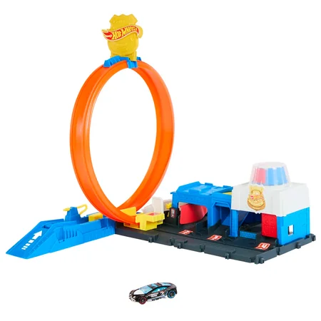 Hot Wheels City Super Politistation