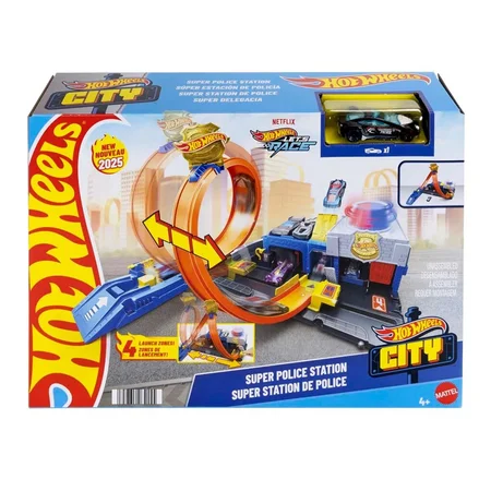 Hot Wheels City Super Politistation