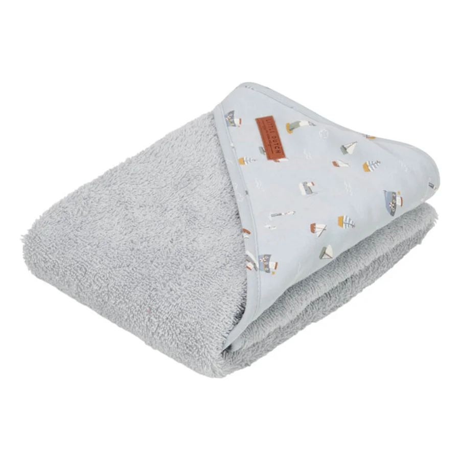 Little Dutch babyhåndklæde 75 x 75 cm, Sailors Bay Blue