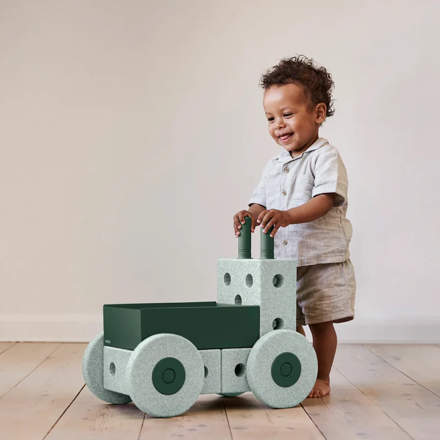 MODU 3-in-1 Gehwagen, 17 Teile - Ocean Mint/Forest Green