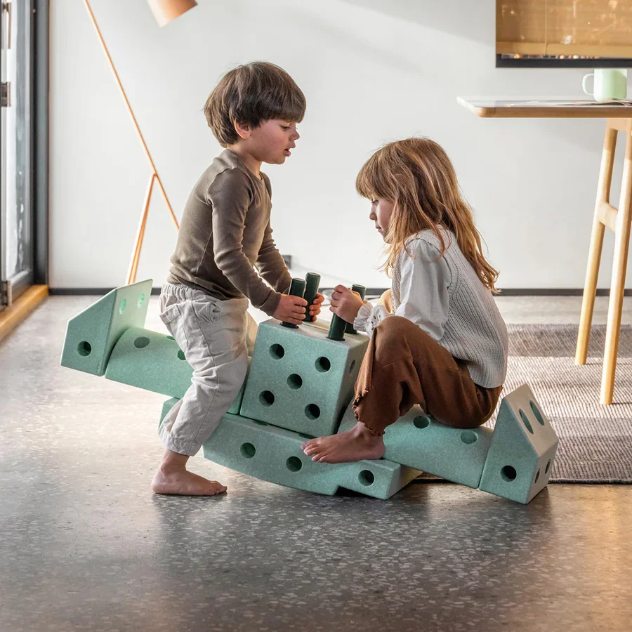 MODU Dreamer Sæt, 33 Dele - Ocean Mint/Forest Green