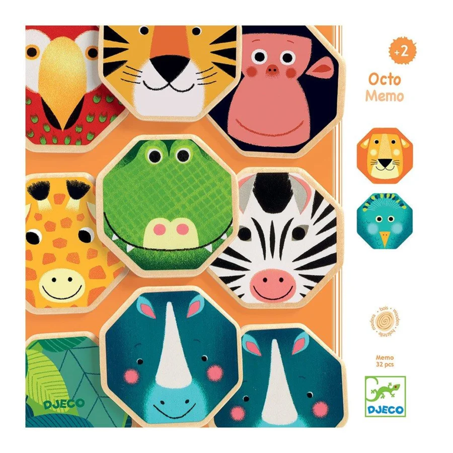 Djeco Huskespil, Octo Memo