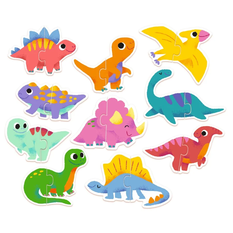 Djeco puzzle duo, dinosaur