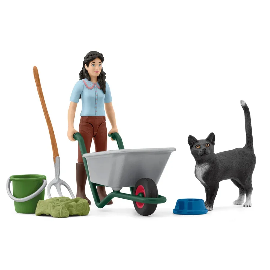 Schleich, arbejde i stalden