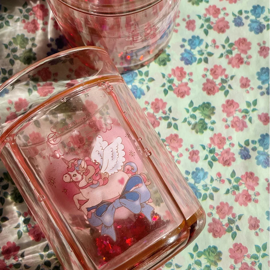 Konges Sløjd 2-pak Glitter Kop, Over The Rainbow