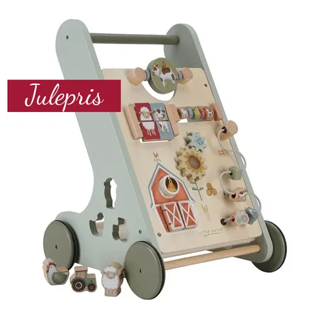 Little Dutch - Multi Aktivitets Gåvogn, Little Farm