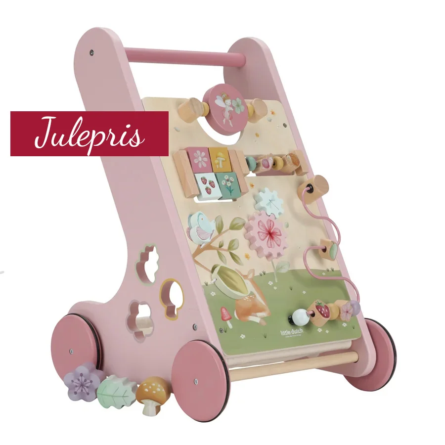 Little Dutch, Multi aktivitets gåvogn - Fairy garden