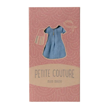 Maileg Kleidung für Mama Maus, Denim Kleid