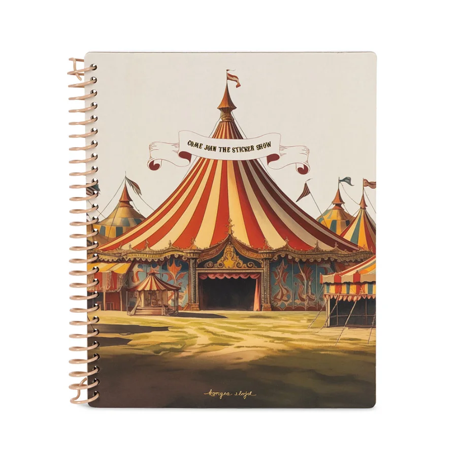 Konges Sløjd klistermærkebog, Circus