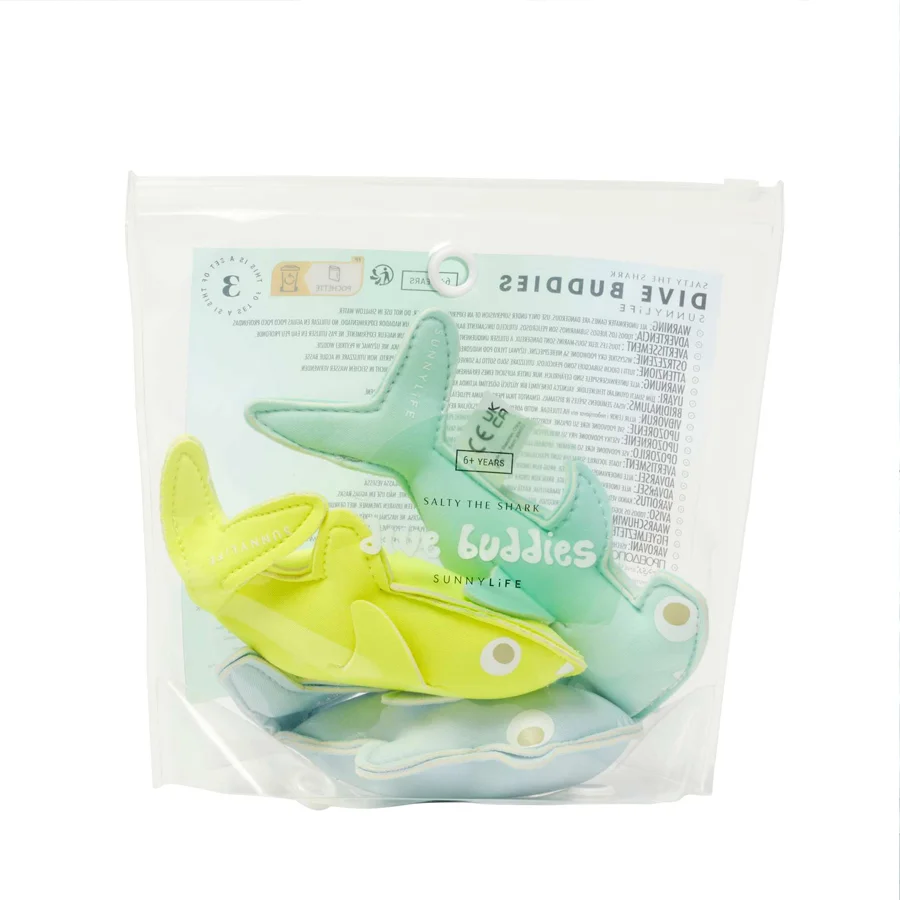Sunnylife 3-pak badelegetøj, Salty the shark
