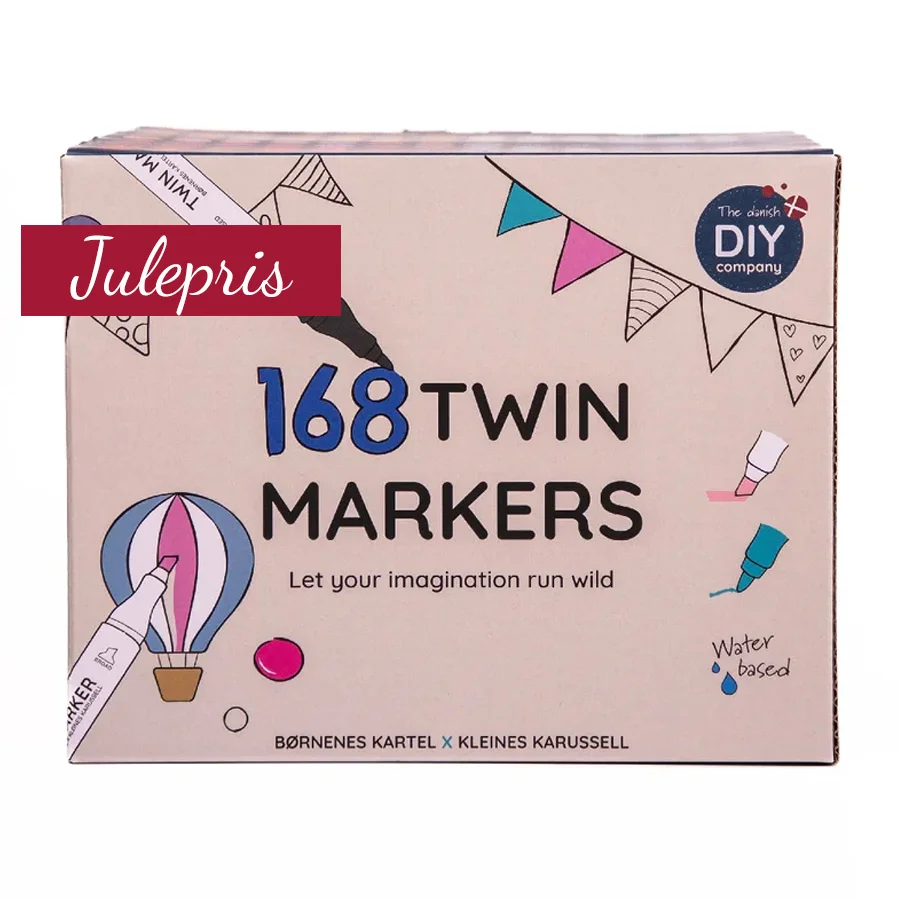 Børnenes Kartel 168 Vandbaserede Twin Markers