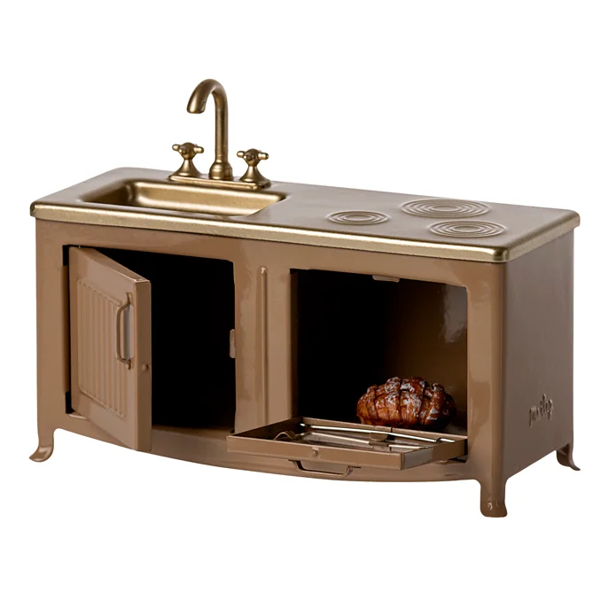 Maileg Køkken, Mus - Lys brun