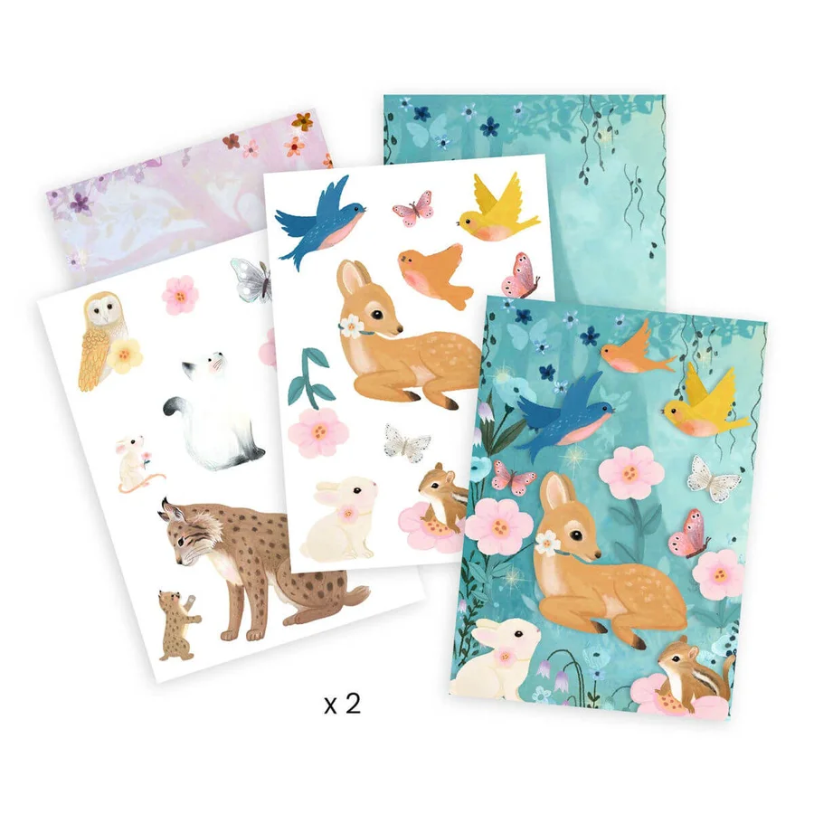 Djeco Kreativt Aktivitetssæt, Fluffy Dyr