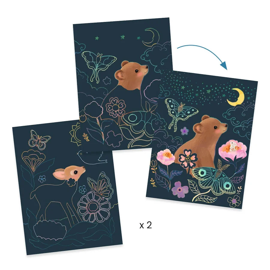 Djeco Kreativt Aktivitetssæt, Fluffy Dyr