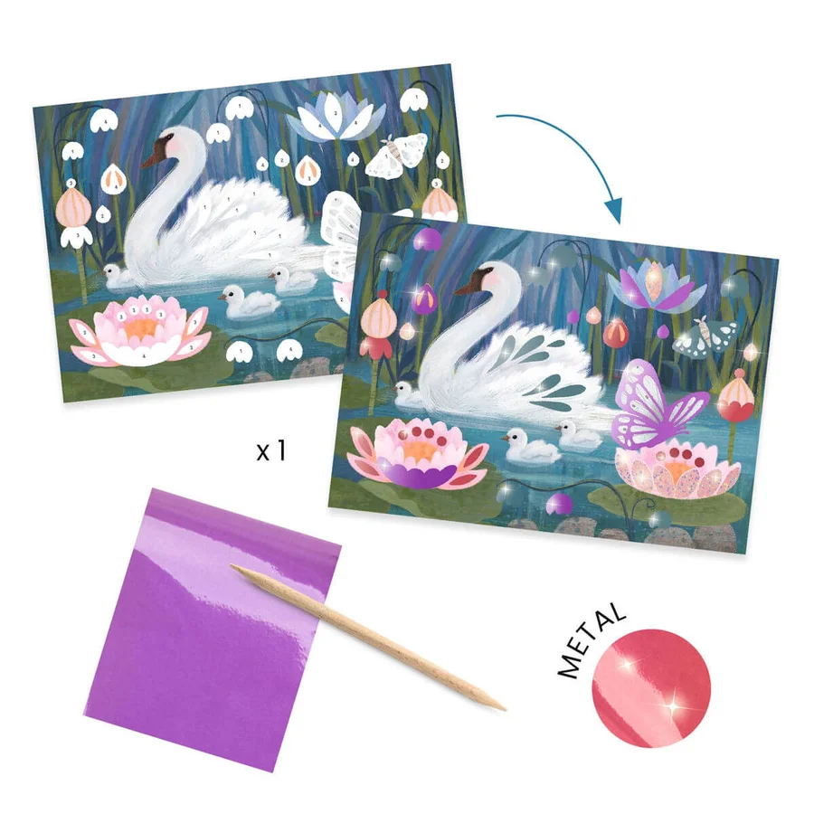 Djeco Kreativt Aktivitetssæt, Fluffy Dyr