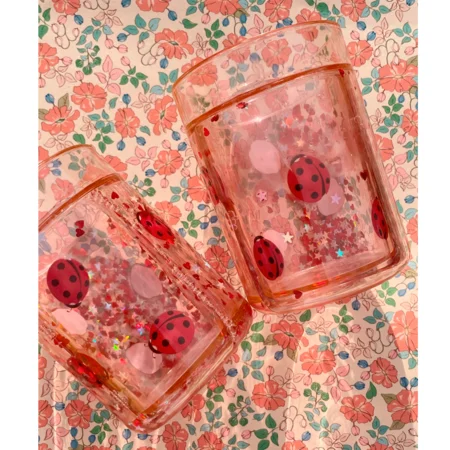 Konges Sl�øjd 2-pak glitterkopper, Ladybug