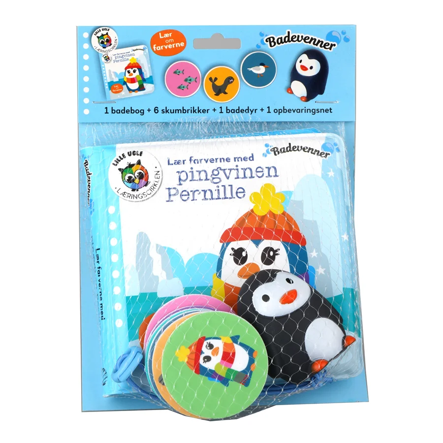 Badevenner - Lær Farverne Med Pingvinen Pernille