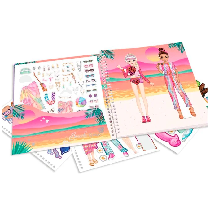 TOPModel dress me up stickerbog