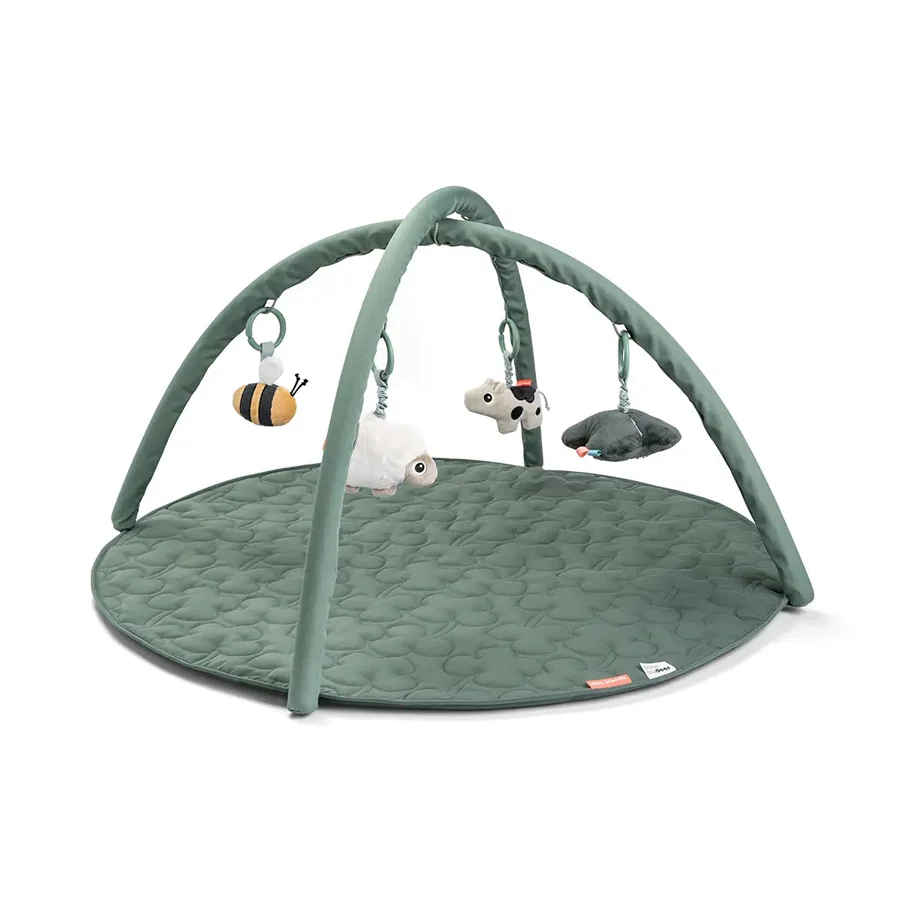 Done by Deer Aktivitetslegetæppe, Tiny Farm Green