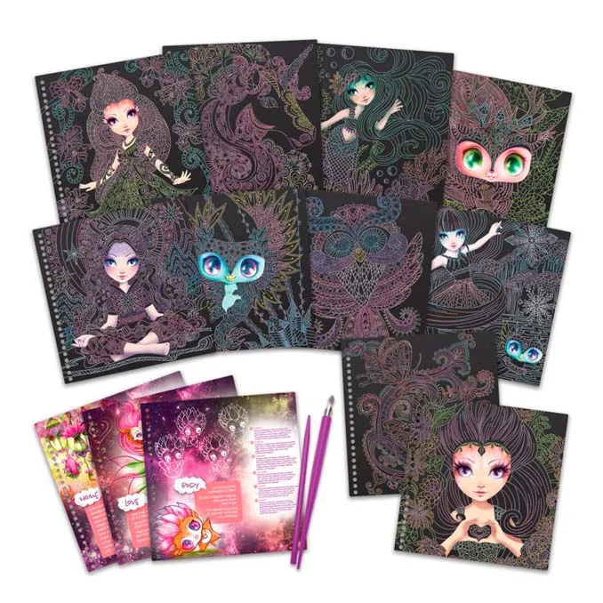 Nebulous Star kreativitetsbog zen - scratch og tegn