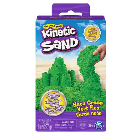 Kinetic Sand neon, grøn