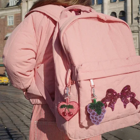 Konges Sløjd Juno Quilted Sequin Rucksack, Rosette